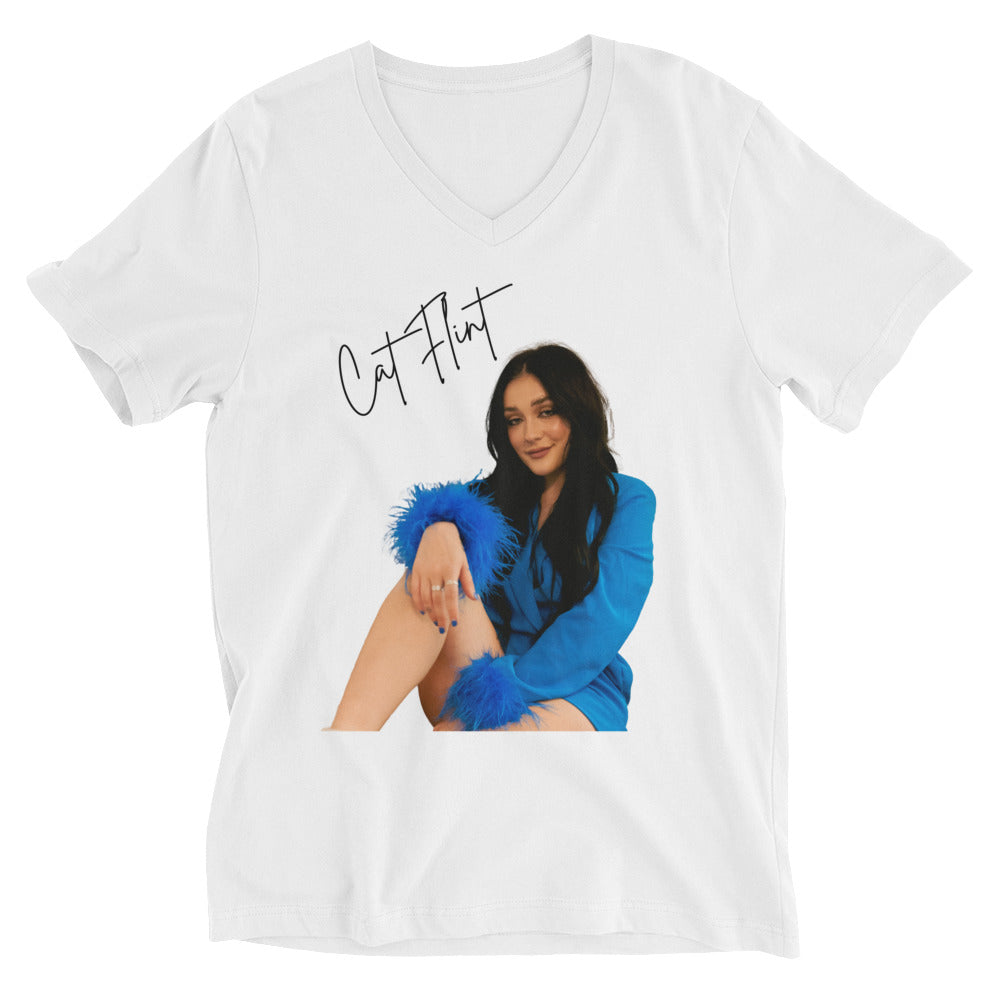 Cat Flint Signature V Neck Tee